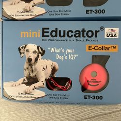 Pink Dog Training E-Collar  Adjustable Rechargeable, New