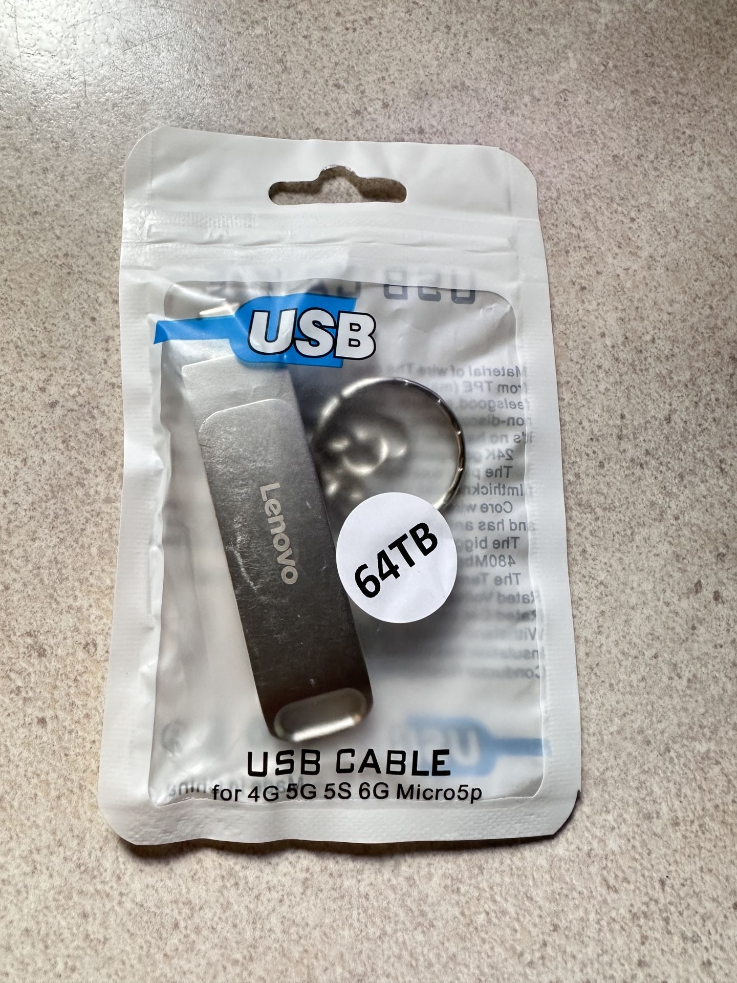 USB 64 Tb (more Space For Your Iphone Or Android)