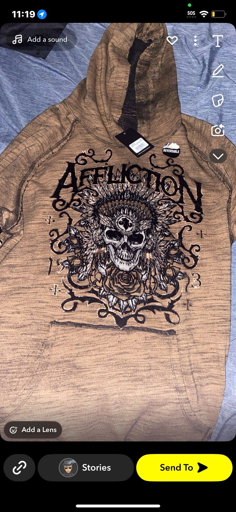 Rock Revival Hoodie Large