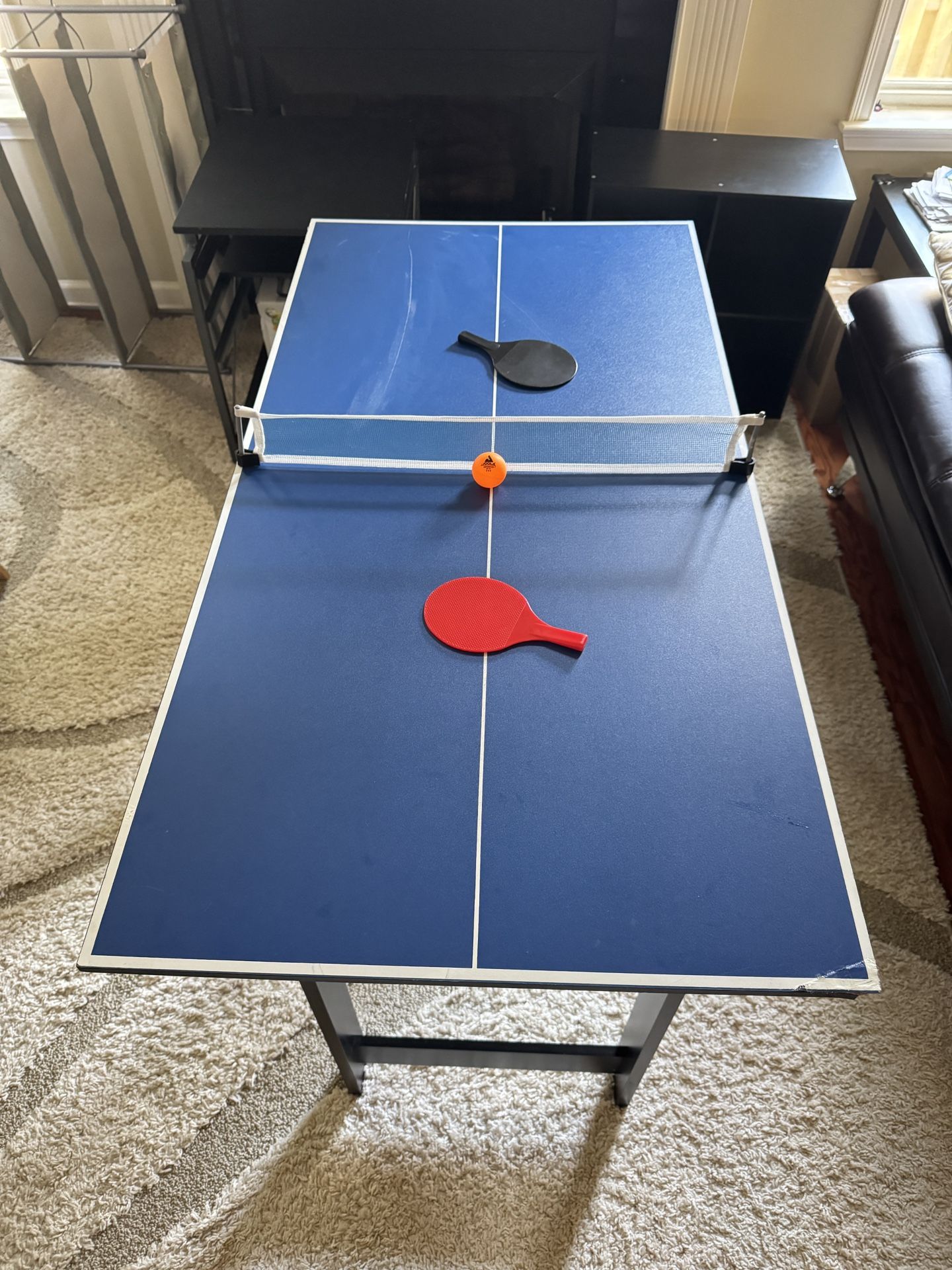 3-in-1 Children's Table Tennis + Pool + Air Hockey Set