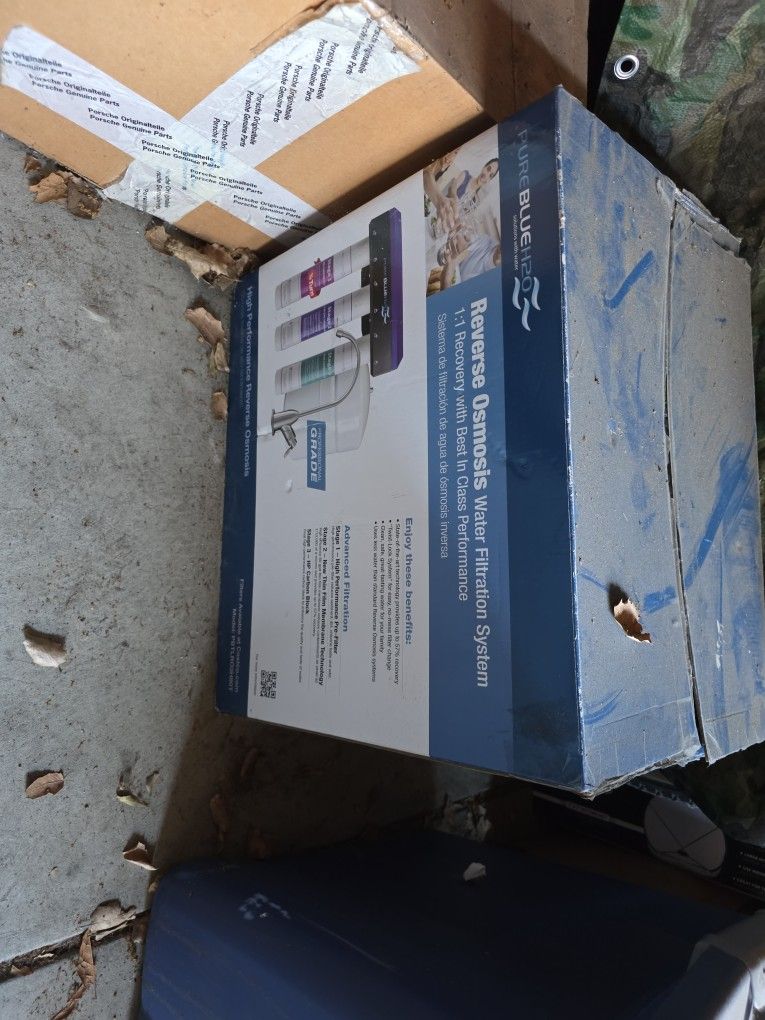 Pure Blue H2O Reverse Osmosis Water Filtration System – Open Box / Never Installed