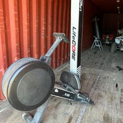 Row Machine And Aero Dual Exercise Bike 