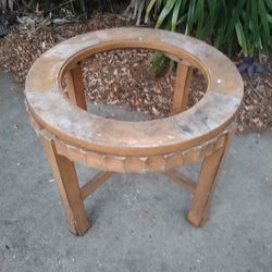 Round Table Without Glass 