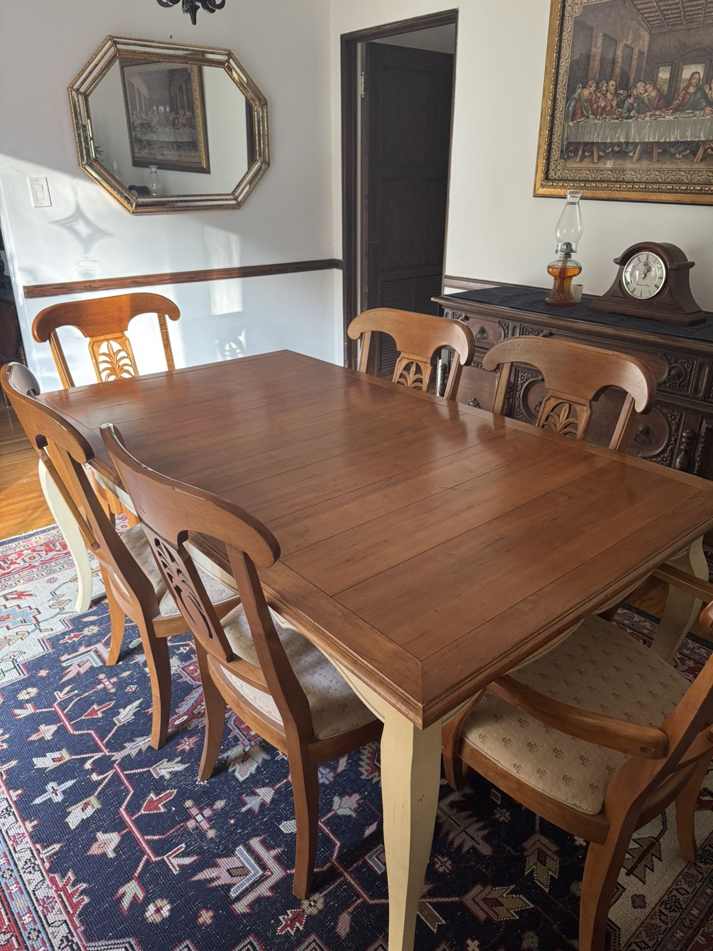 Ethan Allen Dining Table And Chairs