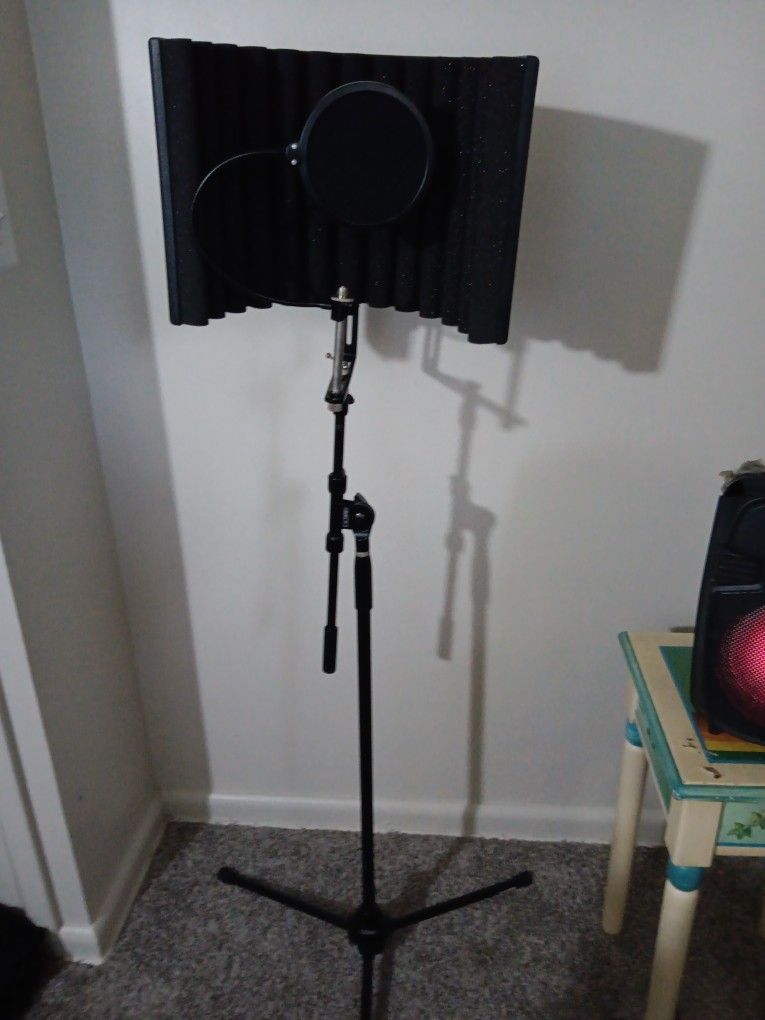 Dr Pro Mic Stand With Rfx Se Reflection Filter