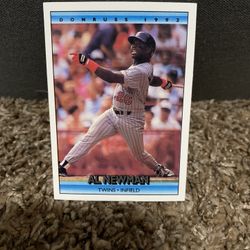 1992 Baseball Al Newman card