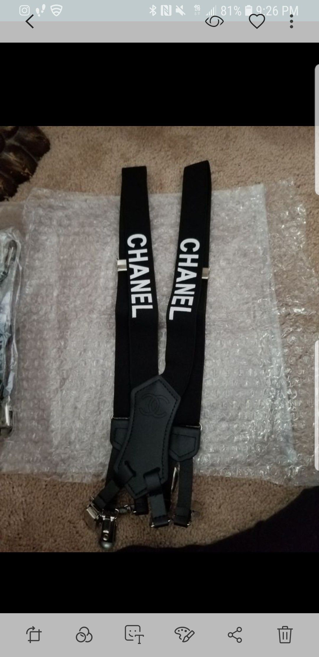CHANEL Suspenders  aptiques by Authentic PreOwned