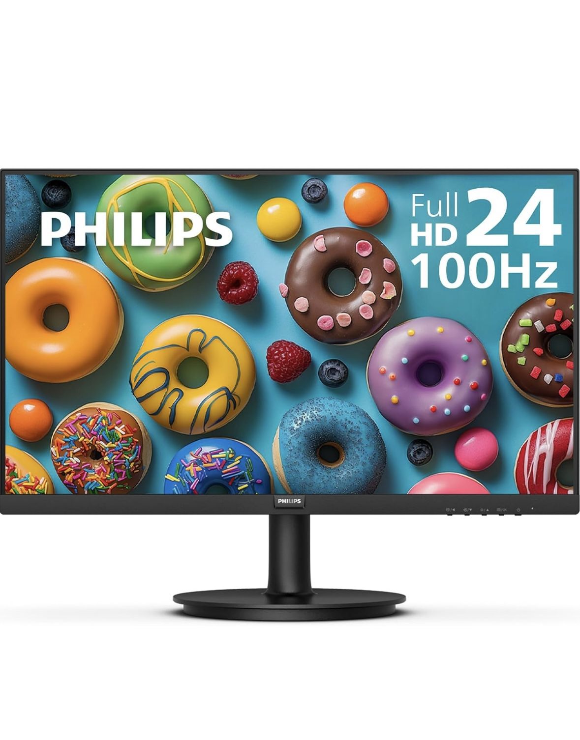 PHILIPS 24 inch Frameless Full HD (1920 x 1080) 100Hz Monitor, VESA, HDMI x1, VGA Port x1, Eye Care,