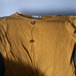 Yellow Crop Top 