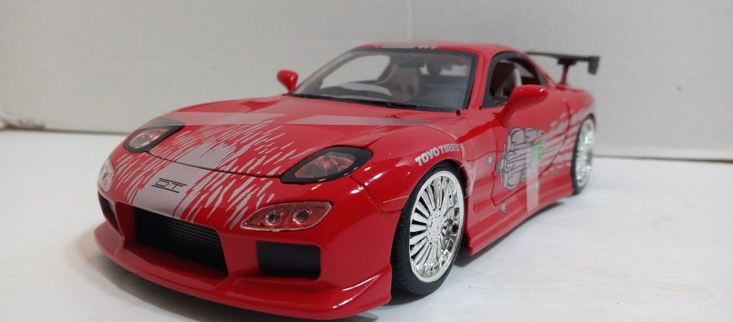 Fast & Furious - Die Cast Metal 1:24 Scale - 1993 Mazda RX-7 -