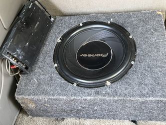 Pioneer 12’ Sealed Box, 2500wattAmp