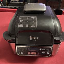 Foodi 5-in-1 Indoor Grill with 4 Qt. Air Fryer, Roast, Bake, Dehydrate and Cyclonic Grilling