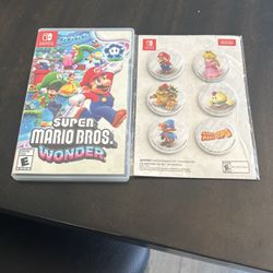 Super Mario Brothers Wonder For The Nintendo Switch And Super Mario Rpg Pins