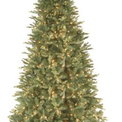 Very Realistic 9 " Christmas Tree With Micro Led Lights Attached 