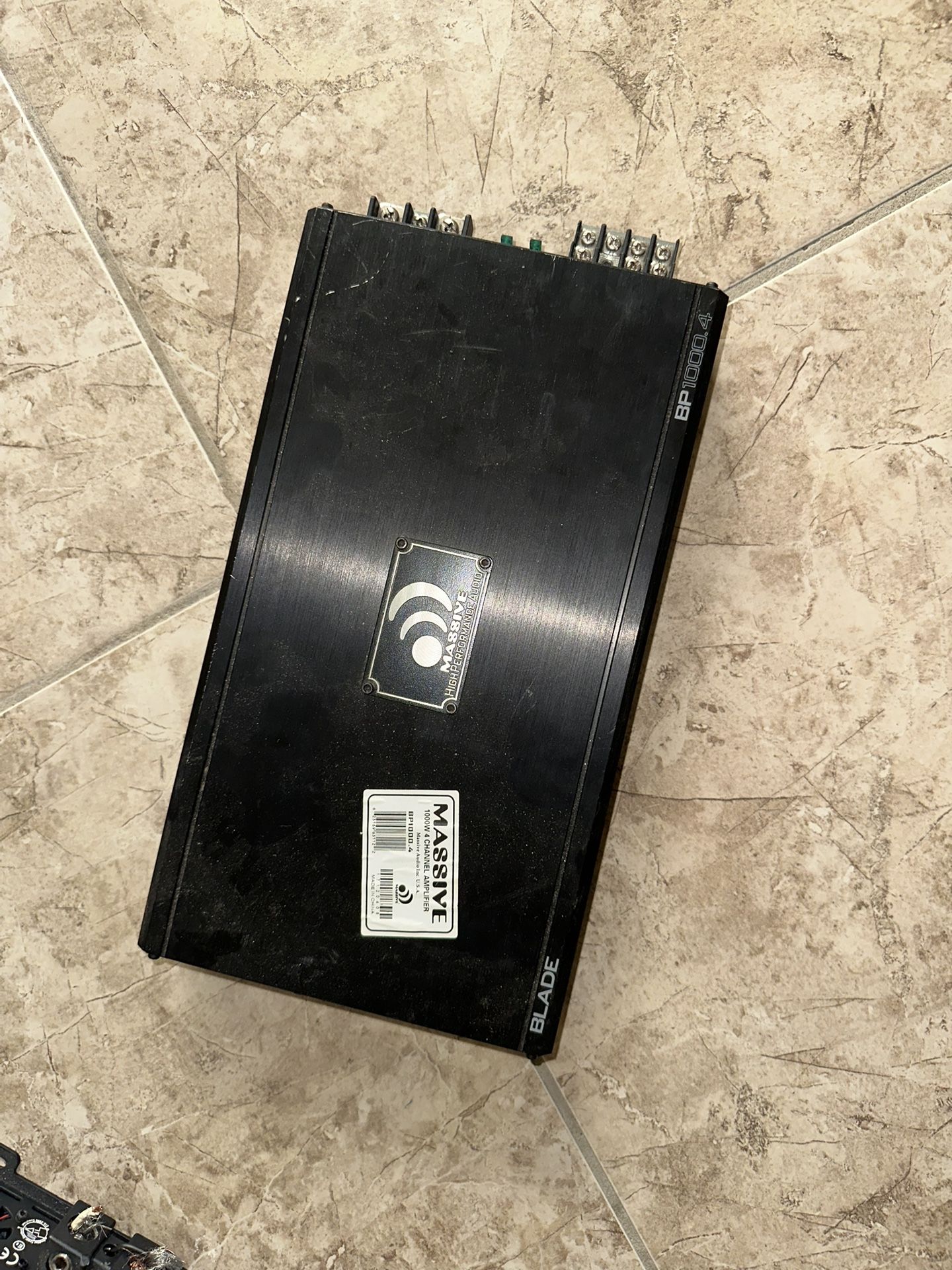 Massive Audio BPX1004.V2 4-Channel 1000 Watt Amplifier