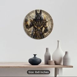 **"Guardian of Eternity: Premium Anubis Sacred Medallion - Ancient Egyptian Deity Wall Art Collection"**