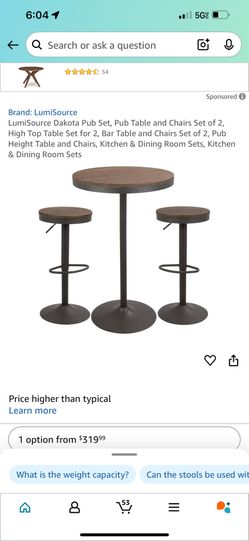 Pub set Table And Chairs