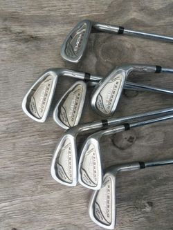 Set of golf irons