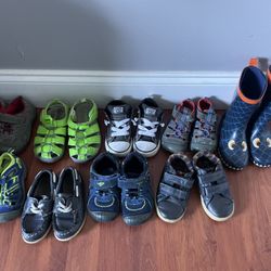 Boy’s Shoes 7-9 Carter’s, OshKosh, Converse, Gymboree 