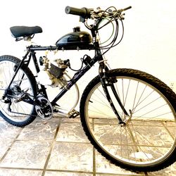 Newly motorized multispeed bike 100 mpg 40 mph Easy pedal start Pedal or motorize anytime Fun  Simple Powerful Fast Easy  Fiv5tw2zer0fou4zer0si6nin9si