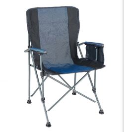 Lightweight Foldable Chair for Adults – Portable Camp Chair with Side Pocket, Ideal for Camping & Lounge
