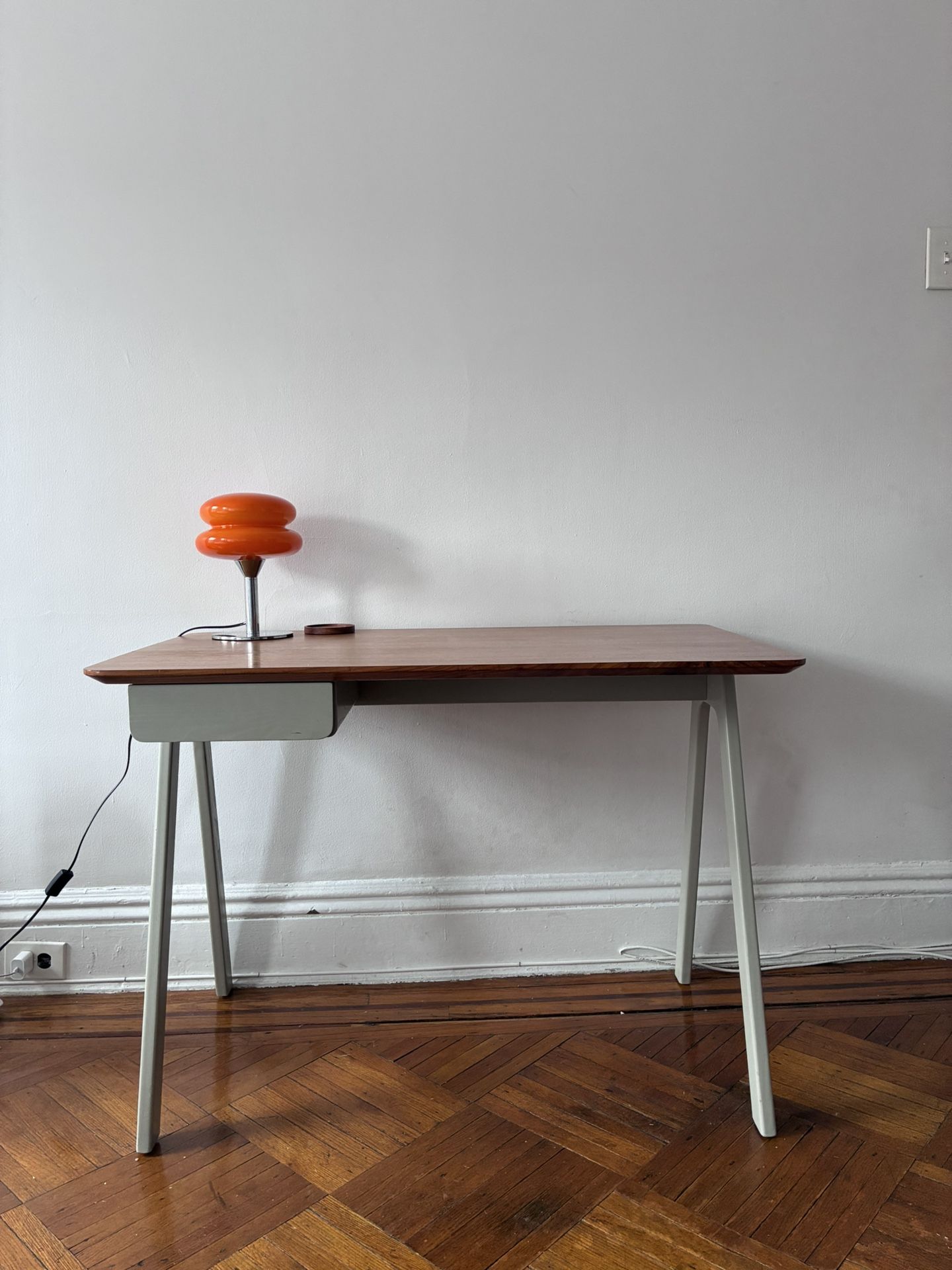 Wooden MCM Style Writing Desk - CB2 / 2 modern / BluDot