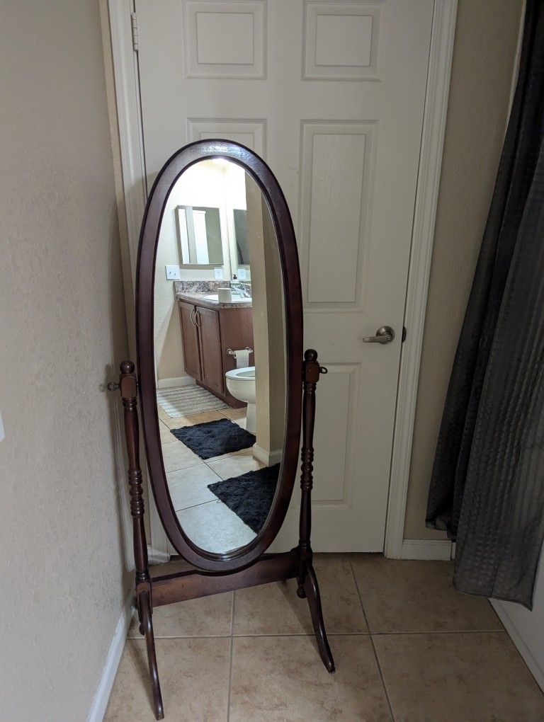 Antique Swivel Mirror 