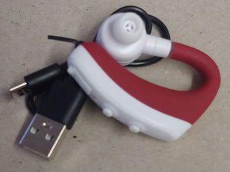 Wireless Red Stereo Earpiece