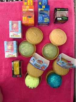 Lots of squishy toys