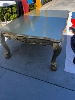 Vintage Luxury Carved Coffee Table