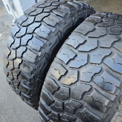 only 2 used tires Lt35x12.50r22 Americus Bugged MT, LR F,12 ply  $250.00 both