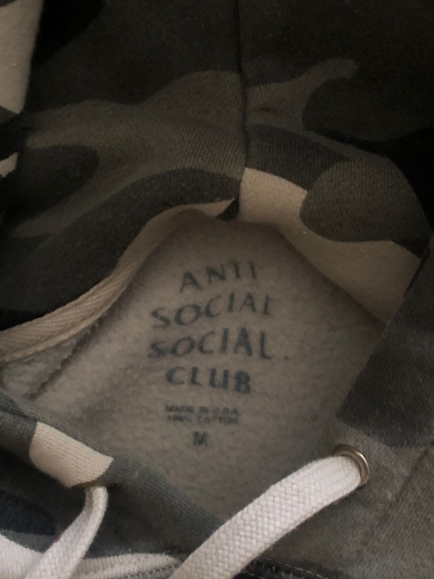 Anti Social Social Snow Camo Hoodie