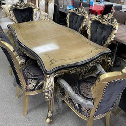 New Dining Table With 6 Chairs - Delivery And Financing Available 