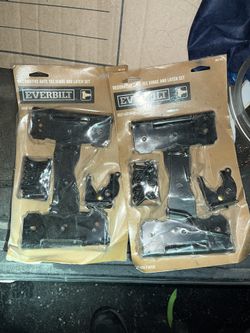 DECORATIVE GATE TEE HINGE AND LATCH SET