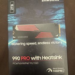 Samsung 990 PRO w/Heatsink SSD 2TB