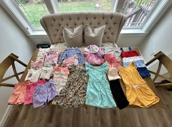 Girls Clothing Lot - Mint Green Dress & Mixed Summer Pieces