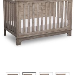 Simmons Kids' Slumbertime Monterey 4-in-1 Convertible Crib