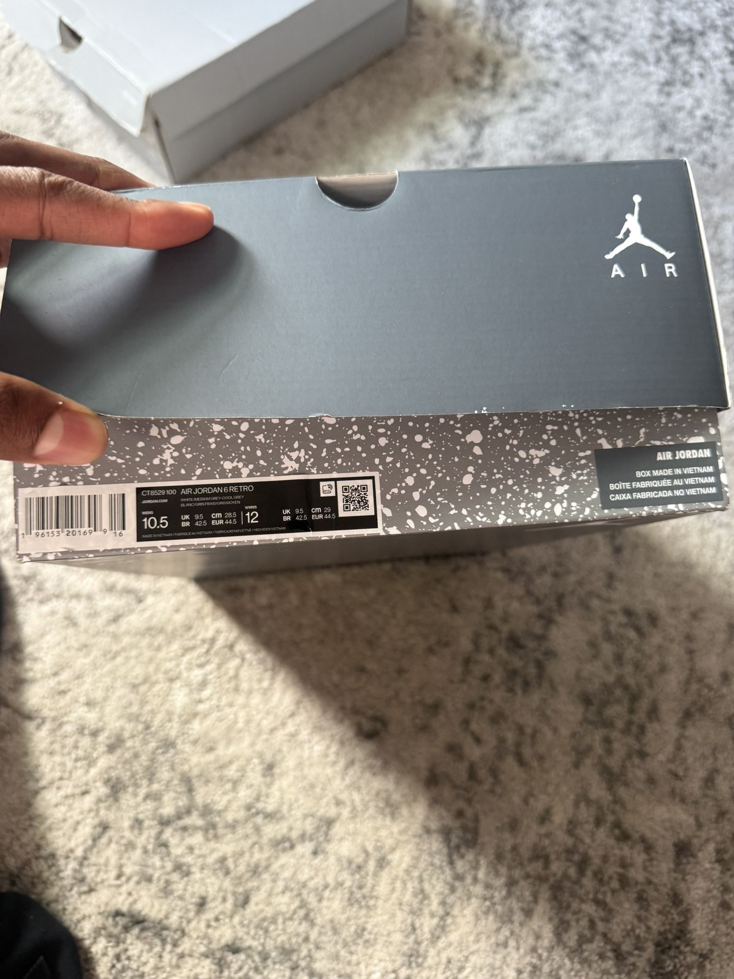 Jordan Cool Grey 6’s -LIKE NEW