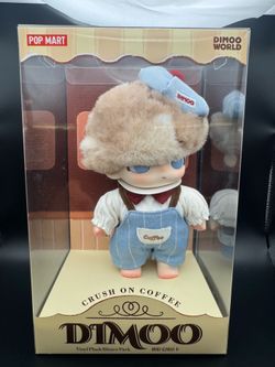 Dimoo Crush on Coffee Plush Pendant