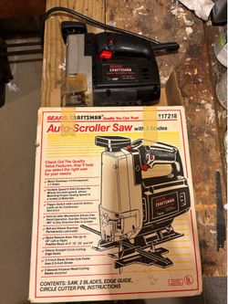 Craftsman 1/4 hp Scroller Saw