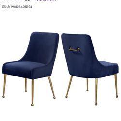 4 Blue Wayfair Dining Chairs 