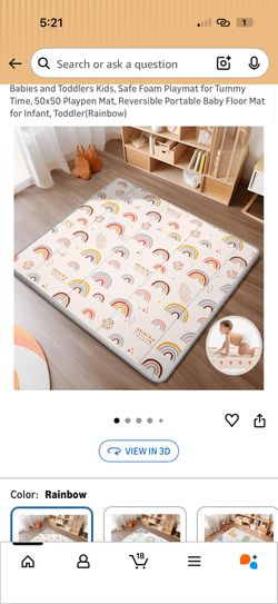 Baby Playmat New !! 50x50 In