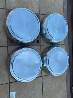 Ford dog dish hub caps.