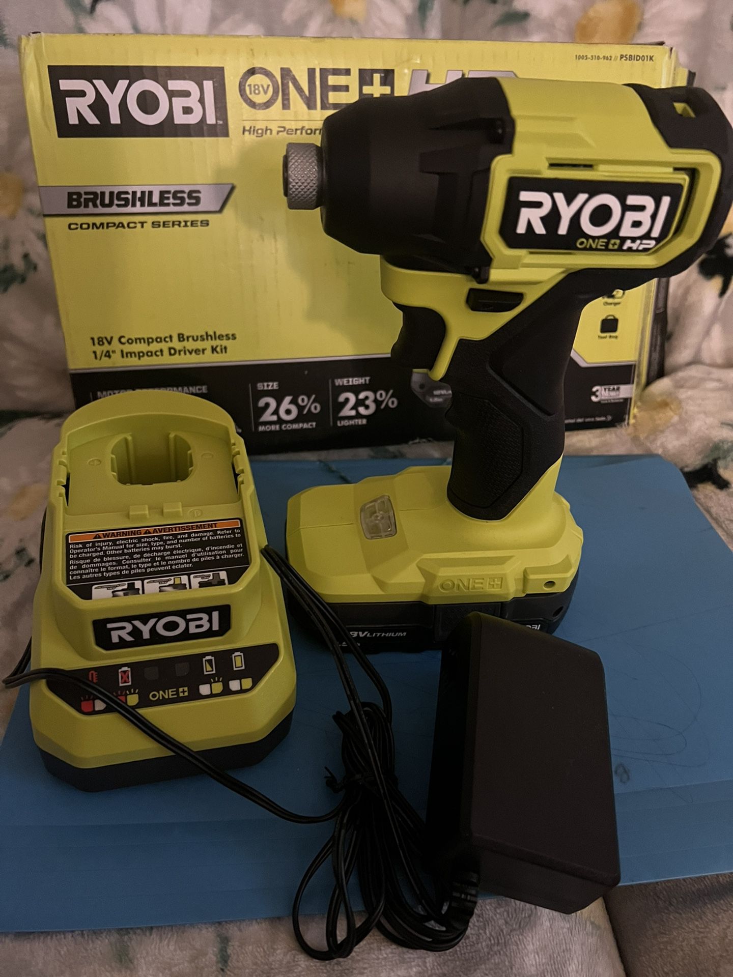 Ryobi One+ Hp Brushless High Performance Compact Series Drill