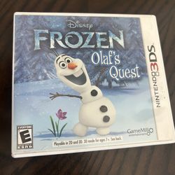 Disney Frozen Olaf's Quest ( Nintendo 3DS, 2013) 