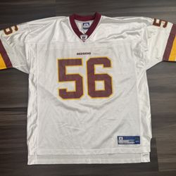 Vintage Reebok Lavar Arrington #56 Washington Redskins Away Jersey 2XL/XXL 