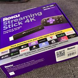 Roku Streaming Stick 4K - Brand New