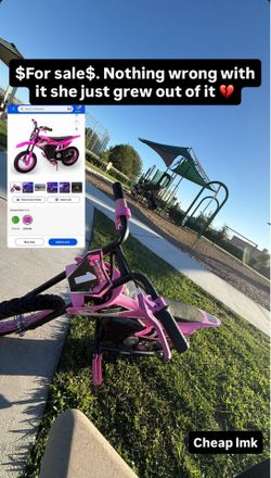 Electric dirt bike. Kids.