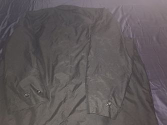 Blk dress up/drown trench coat