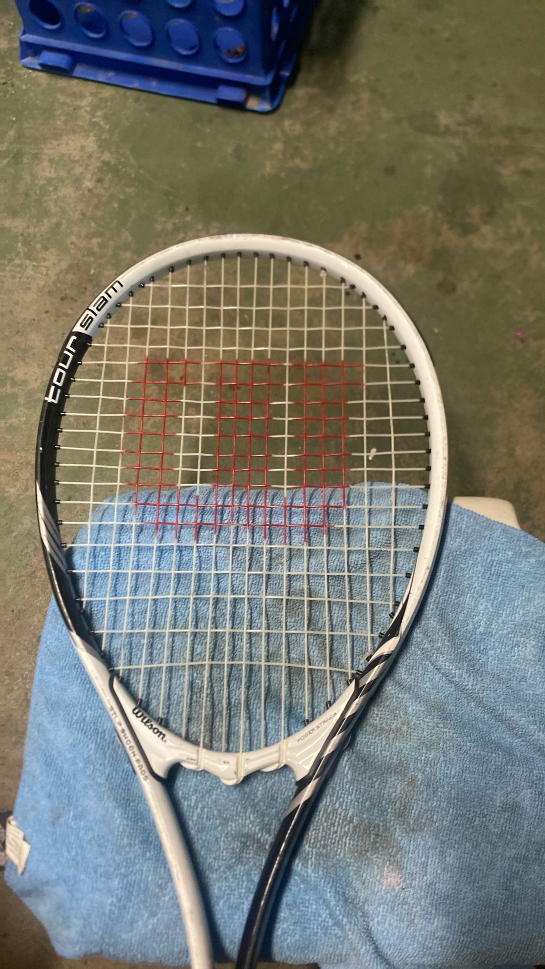 Tennis Racket And Nike Bag